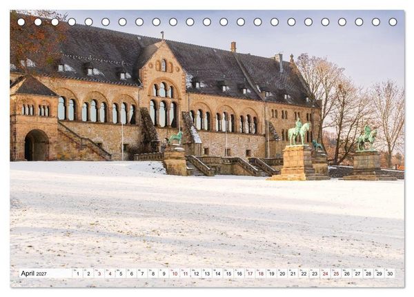 Produktbild: Goslar im Winter (Tischkalender 2027 DIN A5 quer), CALVENDO Monatskalender