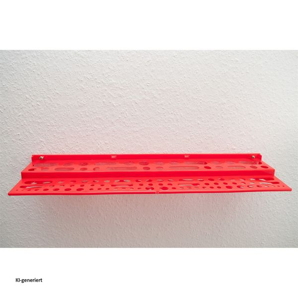 Produktbild: HTI-Living Werkzeughalter Wandhalter Werkzeugleiste Kunststoff rot 60 cm Werkzeugaufbewahrung