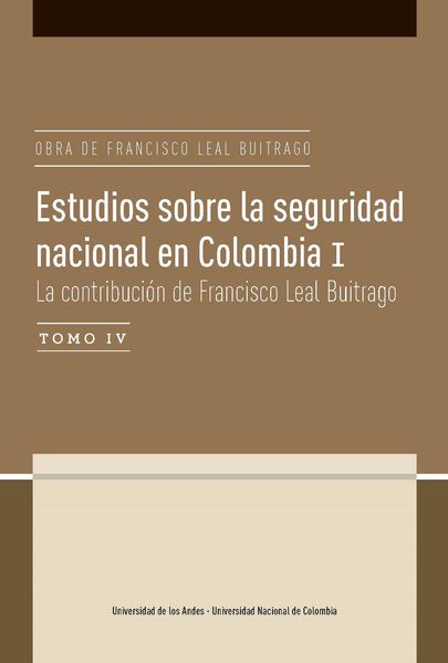 Produktbild: Estudios sobre la seguridad nacional en Colombia I. Tomo IV