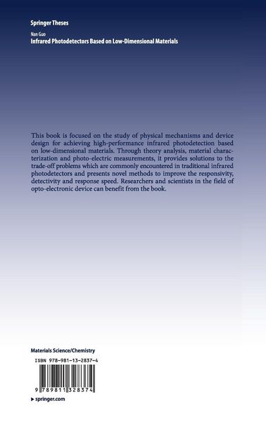 Produktbild: Infrared Photodetectors Based on Low-Dimensional Materials