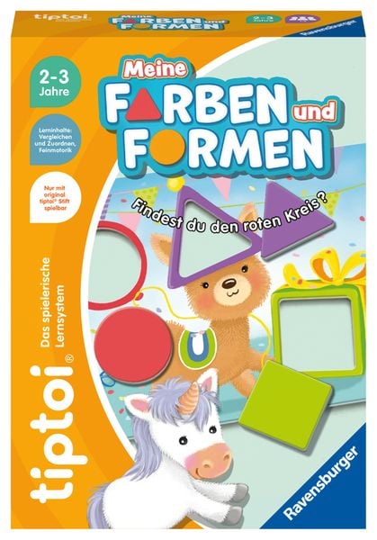 Ravensburger 00168 - tiptoi® Meine Farben und Formen, Lernspiel