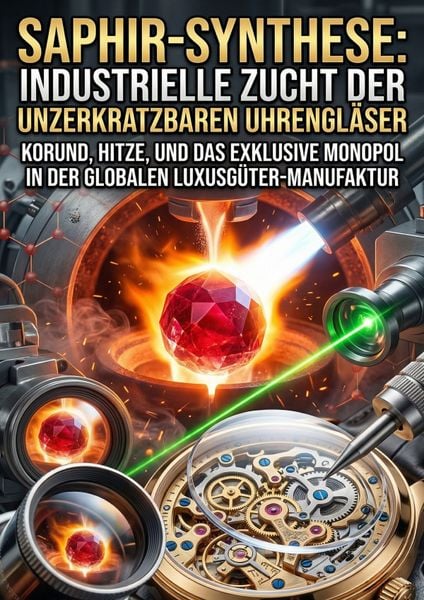 Produktbild: Saphir-Synthese: Industrielle Zucht der unzerkratzbaren Uhrengl&auml;ser