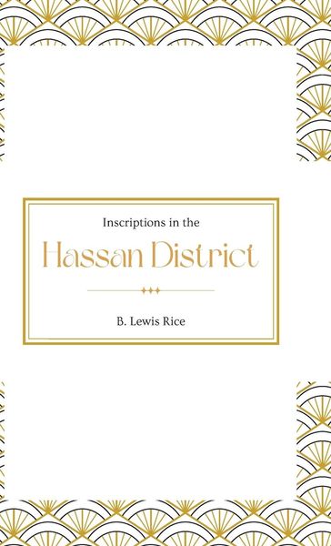 Produktbild: Inscriptions in the HASSAN DISTRICT