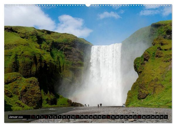 Produktbild: Island (Wandkalender 2026 DIN A2 quer), CALVENDO Monatskalender