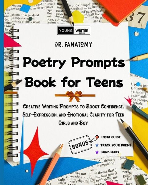 Produktbild: Poetry Prompts Book for Teens