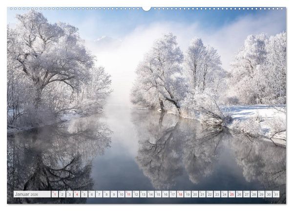 Produktbild: Faszinierende Bergwelten (hochwertiger Premium Wandkalender 2026 DIN A2 quer), Kunstdruck in Hochglanz