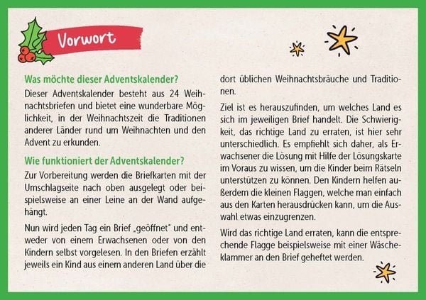 Produktbild: Weihnachtspost aus aller Welt. Adventskalender-R&auml;tsel f&uuml;r Kinder von 8 bis 12