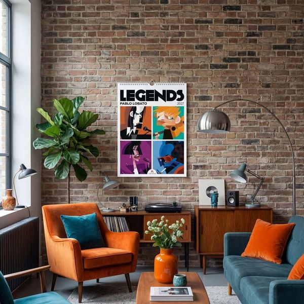 Produktbild: Legends Kalender 2027 | Musiklegenden