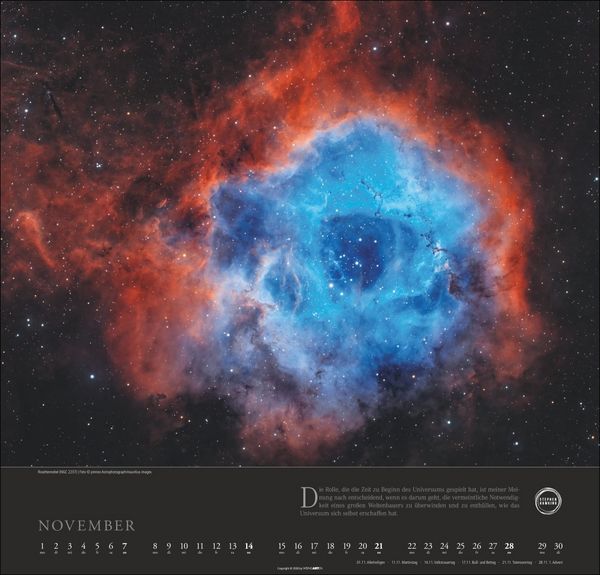 Produktbild: Stephen Hawking Kalender 2027 - Mein Universum