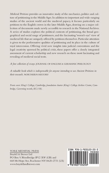 Produktbild: Medieval Petitions