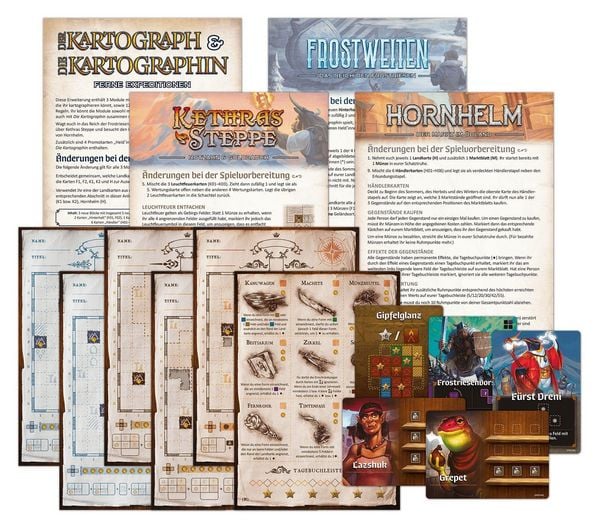 Produktbild: Der Kartograph & Die Kartographin: Ferne Expeditionen (Erweiterung)