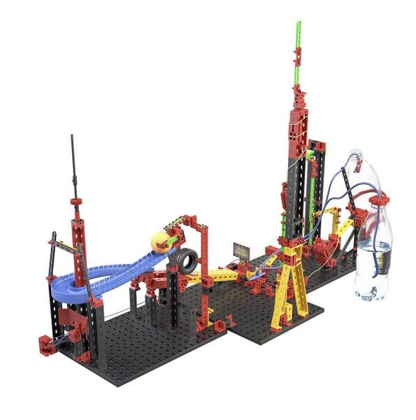 Produktbild: Fischertechnik 569018 - ADVANCED Crazy Reactions, Kettenreaktionen-Baukasten, Konstruktionsspielzeug