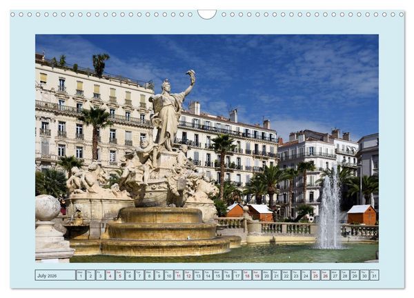 Produktbild: Fountains of Provence (Wall Calendar 2026 DIN A3 landscape), CALVENDO 12 Month Wall Calendar