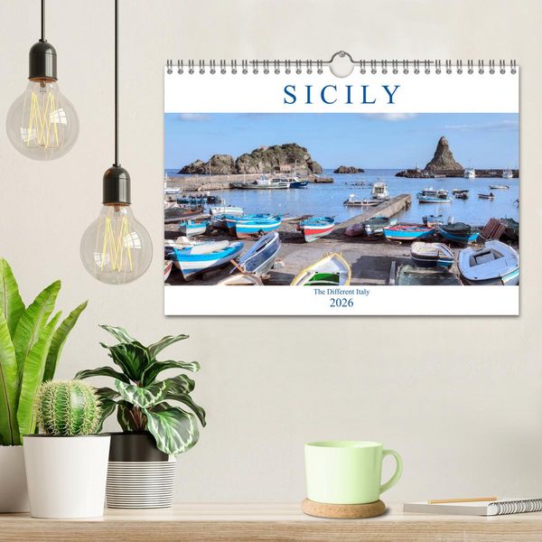 Produktbild: Sicily The Different Italy (Wall Calendar 2026 DIN A4 landscape), CALVENDO 12 Month Wall Calendar