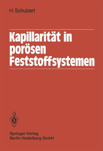 Produktbild: Kapillarit&auml;t in por&ouml;sen Feststoffsystemen