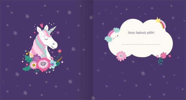 Produktbild: Mein Tagebuch – Einhorn (mit Schloss)