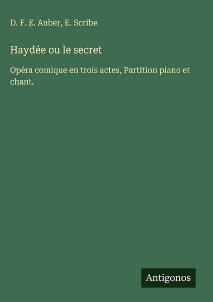 Produktbild: Hayd&eacute;e ou le secret