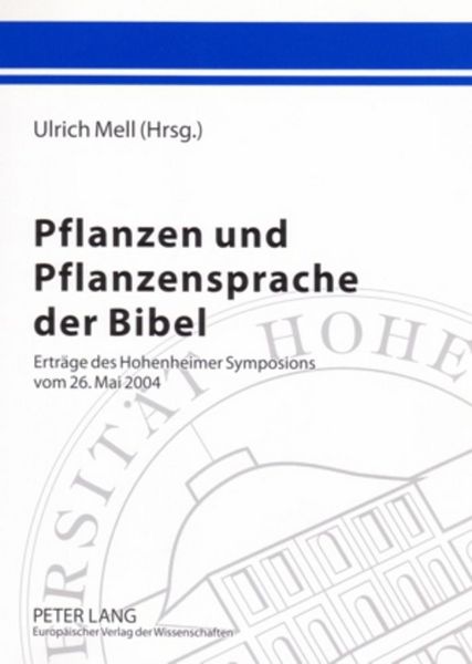 Produktbild: Pflanzen und Pflanzensprache der Bibel