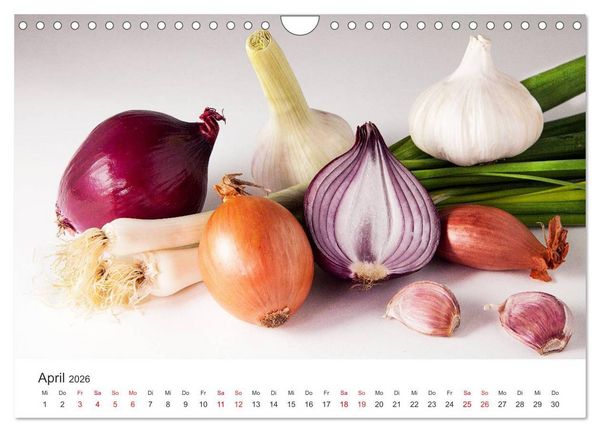 Produktbild: Kulinarische Kompositionen (Wandkalender 2026 DIN A4 quer), CALVENDO Monatskalender