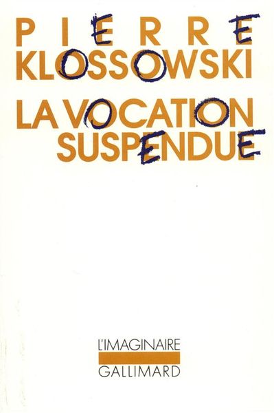 Produktbild: La vocation suspendue