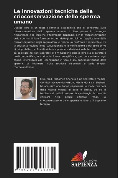 Produktbild: Le innovazioni tecniche della crioconservazione dello sperma umano