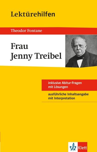 Lektürehilfen zu 'Frau Jenny Treibel'; Taschenbuch von Theodor Fontane, Klett Lerntraining bei PONS Langenscheidt GmbH, 9783129231050