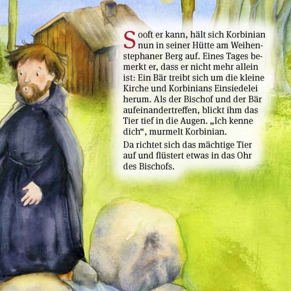 Produktbild: Korbinian und der Bär. Mini-Bilderbuch