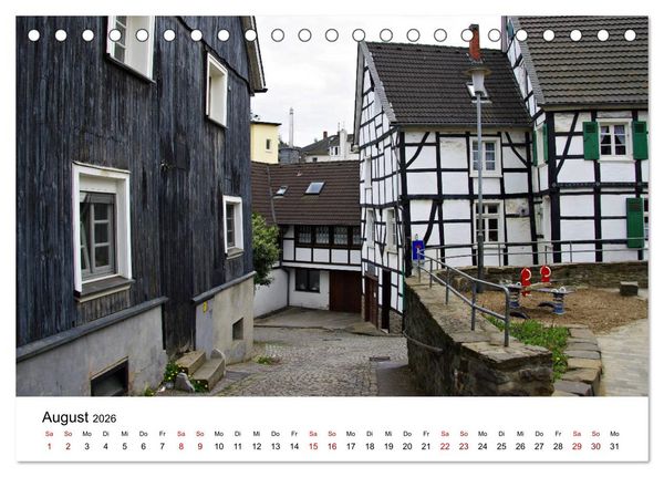 Produktbild: Velbert - Stadt der Schl&ouml;sser und Beschl&auml;ge (Tischkalender 2026 DIN A5 quer), CALVENDO Monatskalender