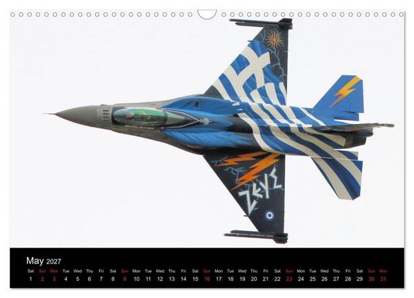 Produktbild: General Dynamics F-16 Fighting Falcon (Wall Calendar 2027 DIN A3 landscape), CALVENDO 12 Month Wall Calendar