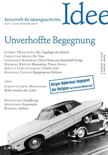 Produktbild: Zeitschrift f&uuml;r Ideengeschichte Heft XIII/4 Winter 2019