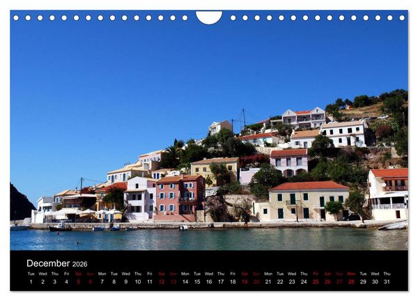 Produktbild: Kefalonia - Dreams of Greece (Wall Calendar 2026 DIN A4 landscape), CALVENDO 12 Month Wall Calendar