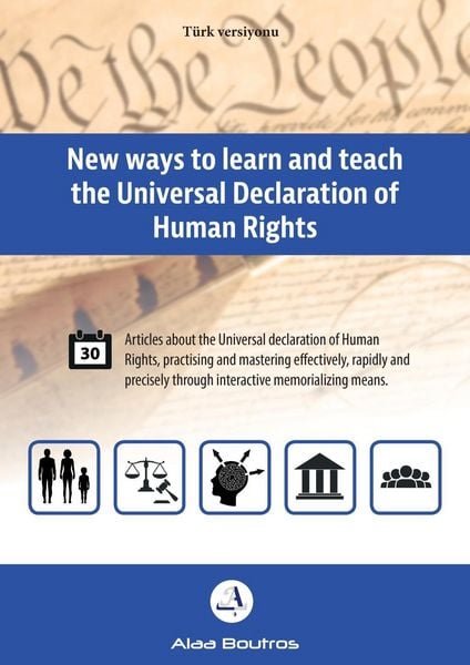 Produktbild: New ways to learn and teach the Universal Declaration of Human T&uuml;rk versiyonu Rights