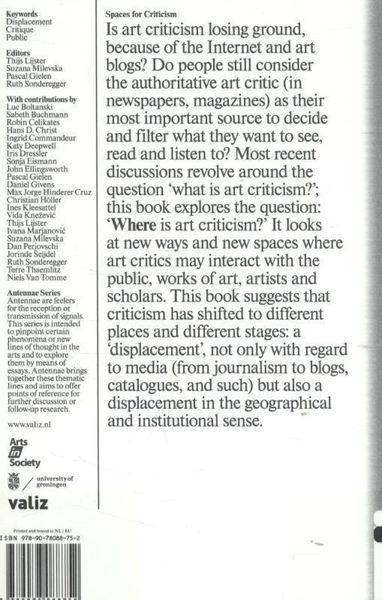 Produktbild: Spaces for Criticism