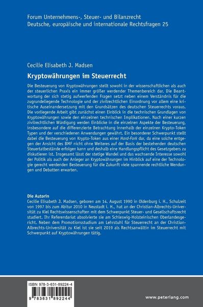 Produktbild: Kryptow&auml;hrungen im Steuerrecht