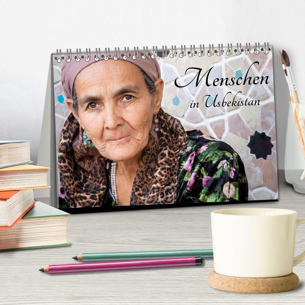 Produktbild: Menschen in Usbekistan (Tischkalender 2026 DIN A5 quer), CALVENDO Monatskalender