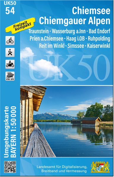 Produktbild: UK50-54 Chiemsee, Chiemgauer Alpen