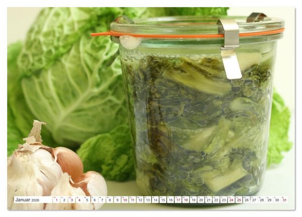 Produktbild: Fermentiertes Gem&uuml;se (Wandkalender 2026 DIN A3 quer), CALVENDO Monatskalender