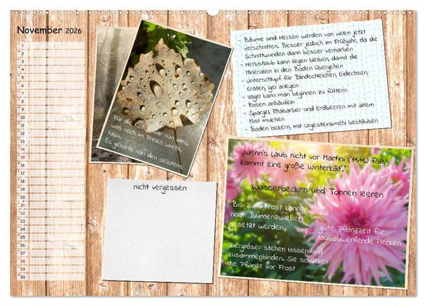 Produktbild: Was ist noch im Garten zu tun? (Wandkalender 2026 DIN A2 quer), CALVENDO Monatskalender