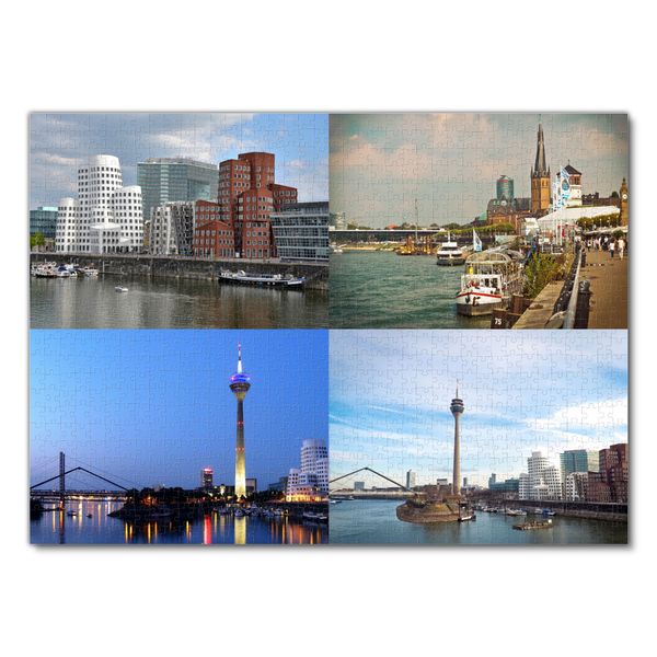 Produktbild: Lais Puzzle Collage D&uuml;sseldorf 1000 Teile