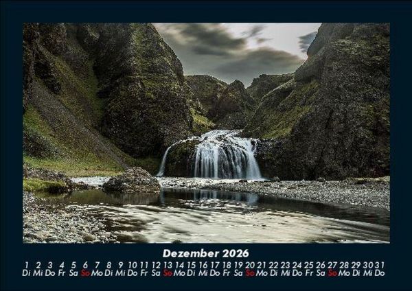 Produktbild: Wasserf&auml;lle 2026 Fotokalender DIN A5