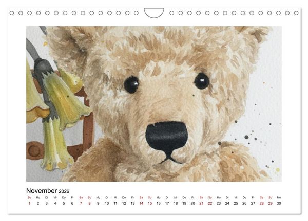 Produktbild: Sammlerst&uuml;cke: Puppen und B&auml;ren (Wandkalender 2026 DIN A4 quer), CALVENDO Monatskalender