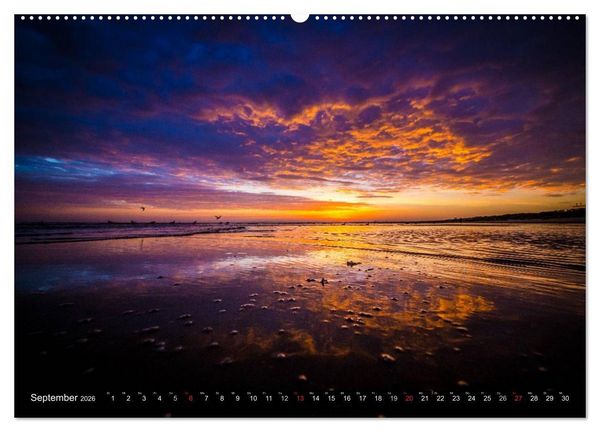 Produktbild: Die sch&ouml;nsten Sonnenaufg&auml;nge (hochwertiger Premium Wandkalender 2026 DIN A2 quer), Kunstdruck in Hochglanz