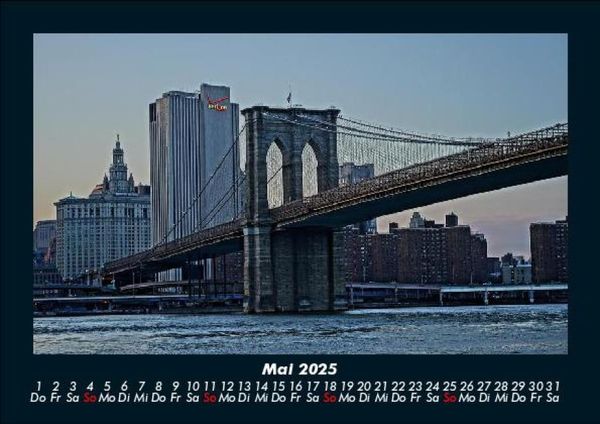 Produktbild: New York 2025 Fotokalender DIN A5