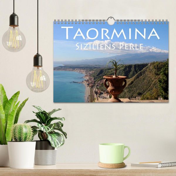 Produktbild: Taormina Siziliens Perle (Wandkalender 2026 DIN A4 quer), CALVENDO Monatskalender