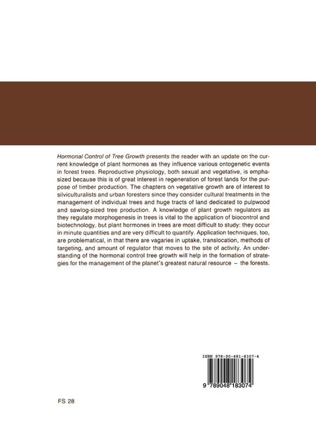Produktbild: Hormonal Control of Tree Growth