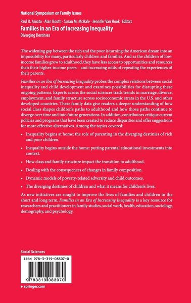 Produktbild: Families in an Era of Increasing Inequality