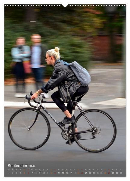 Produktbild: Fahrradfahren (hochwertiger Premium Wandkalender 2026 DIN A2 hoch), Kunstdruck in Hochglanz
