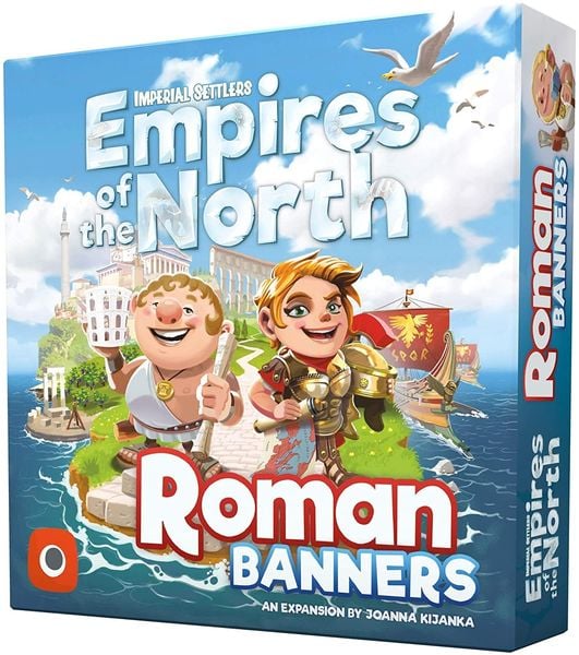Pegasus POP00388 - Imperial Settlers, Empires of the North, Roman Banners, Expansion (EN)