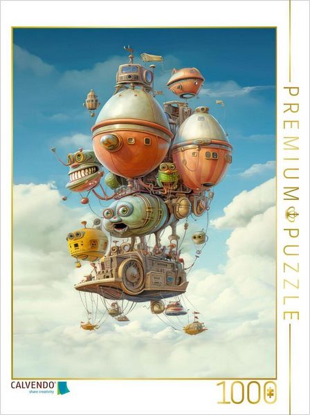 Produktbild: CALVENDO Puzzle Monstre | 1000 Teile Lege-Gr&ouml;&szlig;e 64x48cm Foto-Puzzle f&uuml;r gl&uuml;ckliche Stunden