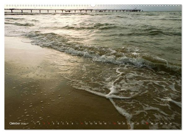 Produktbild: Wo de Ostseewellen trecken an den Strand 2026 (hochwertiger Premium Wandkalender 2026 DIN A2 quer), Kunstdruck in Hochglanz